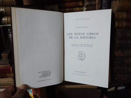 Heródoto De Halicarnaso Los Nueve Libros De La Historia (Usado)
