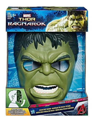 Mascara  Furia De Hulk Thor Regnarok Marvel Original