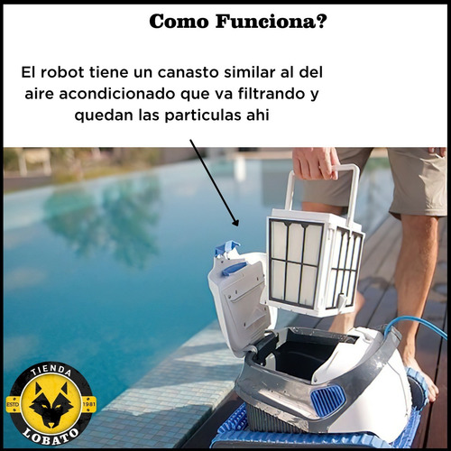 Imagen 4 de 10 de Robot Dolphin S200 Limpia Piscina Pared Piso Fondo Automatic