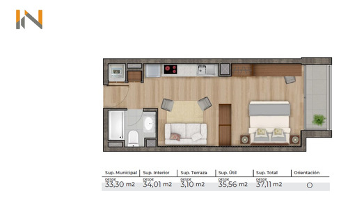 Arriendo Departamento 1hab 1ba Ñuñoa Más Estacionamiento