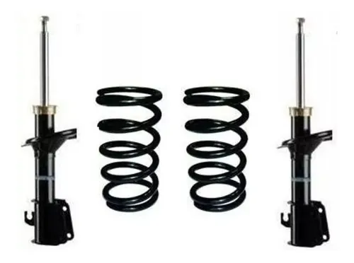 Kit Amortiguadores Y Espirales Delanteros Vw Golf 4 Gti