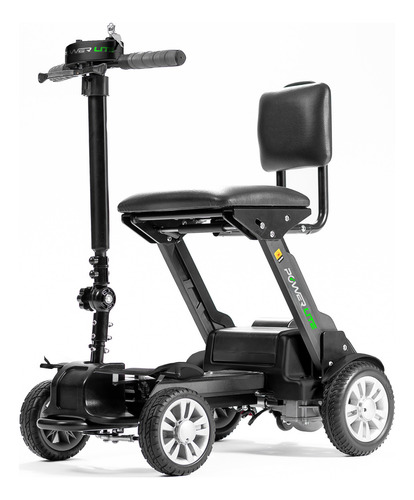 Cadeira De Rodas Scooter Elétrica Motorizada Mini Power Lite Cor Preto