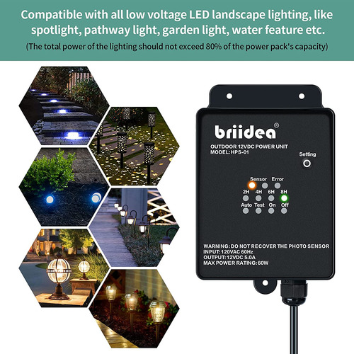 Transformadores De Bajo Voltaje Para Exteriores, Briidea...