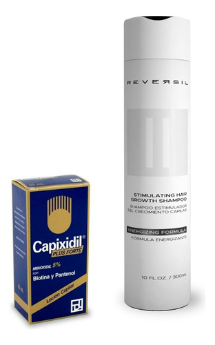 Capixidil Plus Forte + Reversil® Shampoo Estimulador | Pack