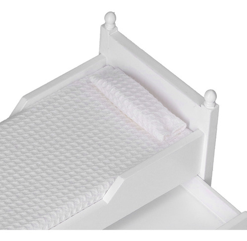 Cama Dollhouse 1:12 En Miniatura De Abedul, Minimueble, Casa