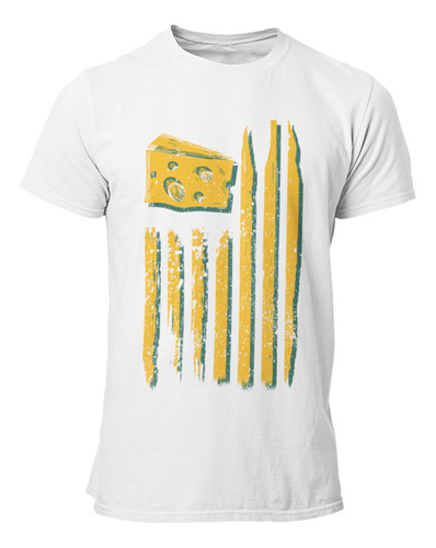 Camiseta Con Forma De Cabeza De Queso, Bandera Nacional, Fút