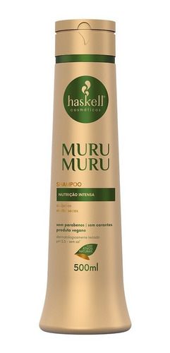 Haskell Murumuru Shampoo Condiciona Manteiga 500ml Óleo 60ml