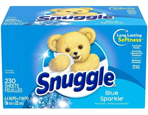 Snuggle Toallas Para Secadora Blue Sparkle Fresh 230ct