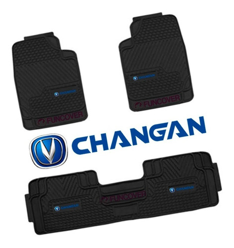 Pisos De Jebe Changan Pvc Pesado Para Auto Camioneta Goma