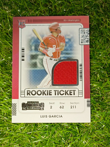 Cv Luis García Rookie Card Jersey 2021 Panini Contenders Rc