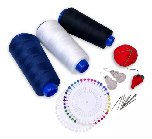 Kit Set Costura A Máquina (hilos, Alfileres, Agujas Y Más)