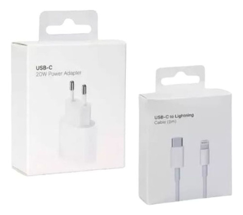 Ficha Adaptador Carga Rápida Usb-c +cable Cargador Usb-c 