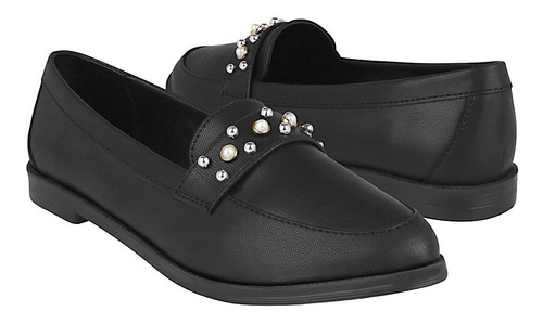 Zapatos Dama Stylo 5999 Simipiel Negro