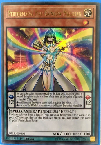 Performapal Five-rainbow Magician Bllr-en005 Yugioh