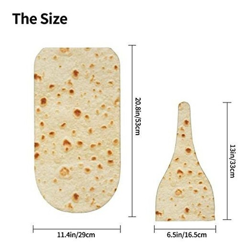 Juego De Mantas Para Envolver Burritos Con Sombrero, 1 Paque