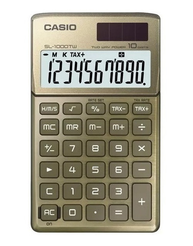 Calculadora De Bolsillo Casio Sl-1000tw 10 Dig Pila/solar