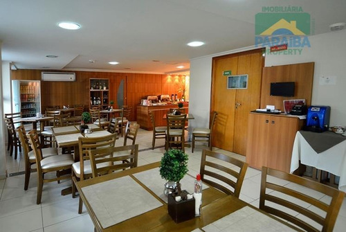 Imagem 4 de 10 de Flat Mobiliado Beiramar À Venda - Praia De Cabo Branco - João Pessoa - Pb - Fl0015