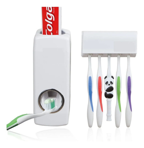 Dispensador Automatico Pasta Dental Y Porta Cepillo