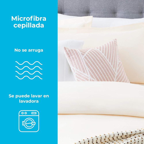 Juego De Funda Individual Para Edredónlinenspa 2 Piezas Mic Piedra