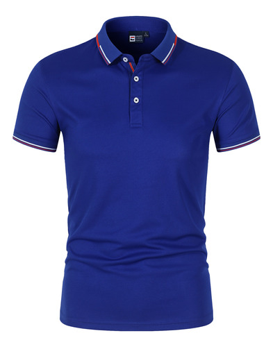 Nuevo Polo Con Cuello Levantado Talla Grande Para Hombre