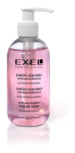 Jabón Líquido Antimicrobiano Antibacterial  Exel 250ml