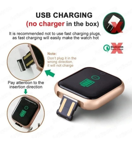 Imagen 5 de 8 de Reloj Inteligente Smartwatch Y68 / D20 | Resistente Al Agua