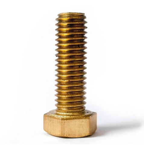 Tornillo Bronce Al Silicio 1/4x1 1/4 Kit Tuerca Y 2 Rondanas