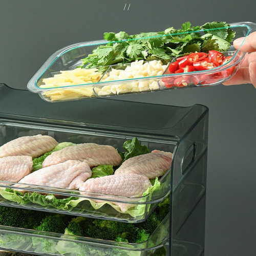 Estante Para Platos Laterales, Organizador Para 3 Capas