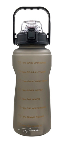 Botella De Agua Motivacional 2 Litros Hidratación Deportiva 
