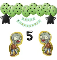 Comprar Pack De Globos De Plantas Vs Zombies X 16 Unidades Planta Vs Zombies Nro. 5