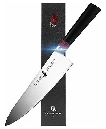 Cuchillo Cocina 20cm Japonés Gyuto Acero Alto Carbono Chef