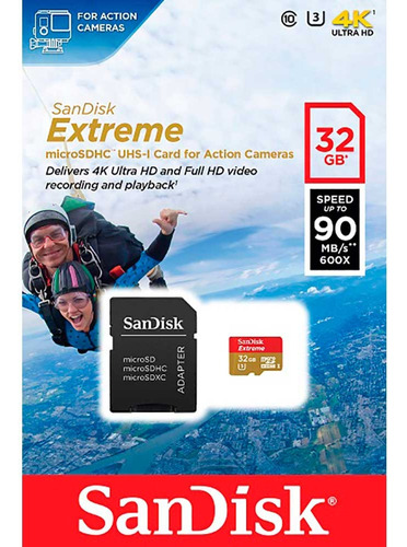 Micro Sdd Sandisk Extreme 32gb