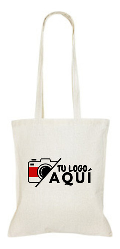 Bolsa 100% Algodón De 38 X 41 Cm Personalizada