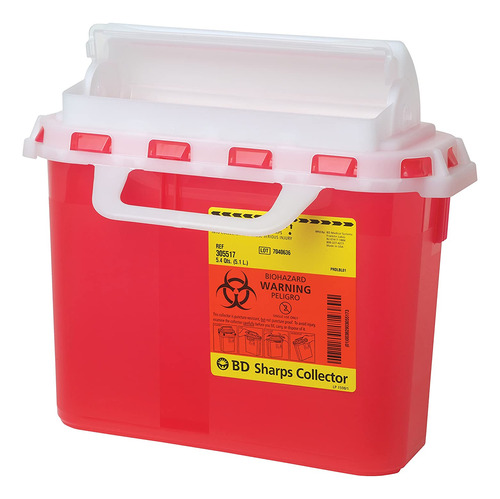 Bd Sistemas Médicos 305517 Sharps Colector Con Puerta Counte