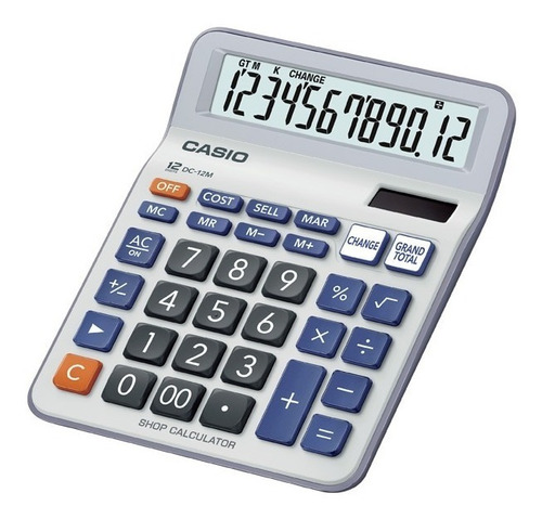 Calculadora Escritorio Casio Dc-12m Garantia Oficial 2 Años