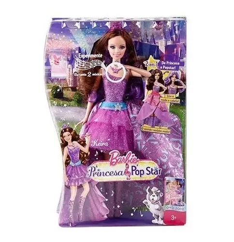 Bonecas Barbie Princesa e Popstar Mattel