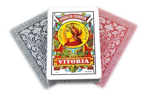 Set 2 Naipes Español Fournier N°12 Baraja 40 Cartas