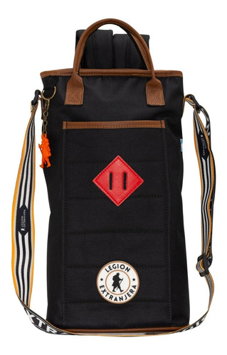 Imagen 7 de 7 de Mochila Matera Tote Salta Bold Negro