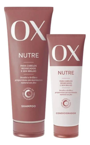 Ox Nutrição Intensa Kit Shampoo 375ml E Condicionador 170ml