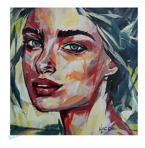 Poster Arte 60x60cm Decorar Sala Salão Estética Feminina #6