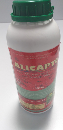 Insectida Organico / Hidrolato De Ajo-aji 1 Litro. Alicapyo