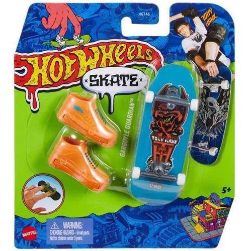 Skate de Dedo com Carrinho - Hot Wheels - Gazellea GT - Tony Hawk - Mattel  - superlegalbrinquedos