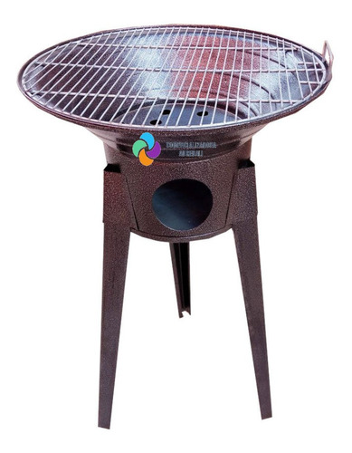 Asador De Carbon Desmontable Portatil Alitas Asados Carne 