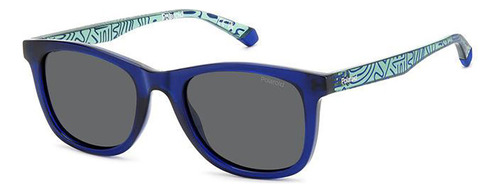Lentes De Sol Polaroid Pld 8060/s Kids Polarized Pjp/m9 46
