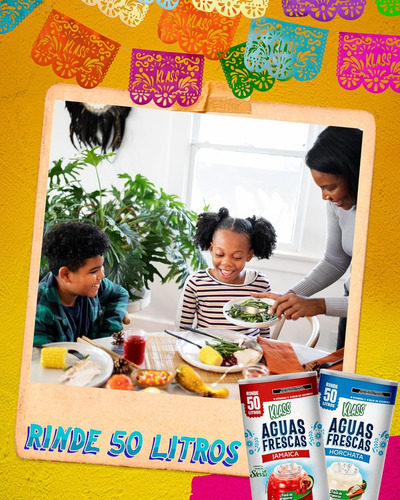 Polvo Para Preparar Bebida Sabor Jamaica 560 G - Rinde 50 L