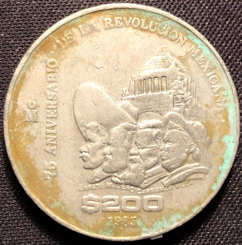 Moneda Conmemorativa De La Revolucion Mexicana 1985