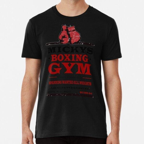 Remera Mickeys Boxing Gym - Se Busca Sparring Algodon Premiu