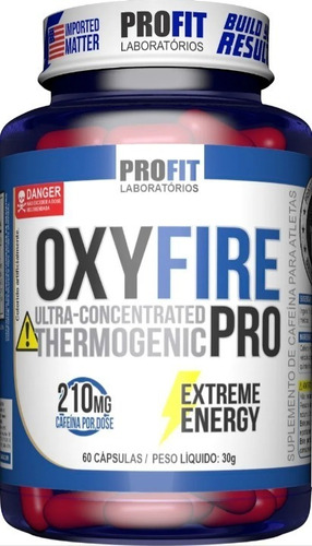 Quemador De Grasa Termogenico  Oxy Fire Pro 60caps - Profit