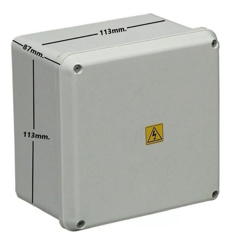 Caja Estanca Pase Exterior I P 65 Camara Alarma Acceso    Sq