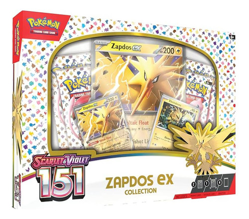 Pokemon Tcg Scarlet & Violet Zapdos Ex Box Ingles